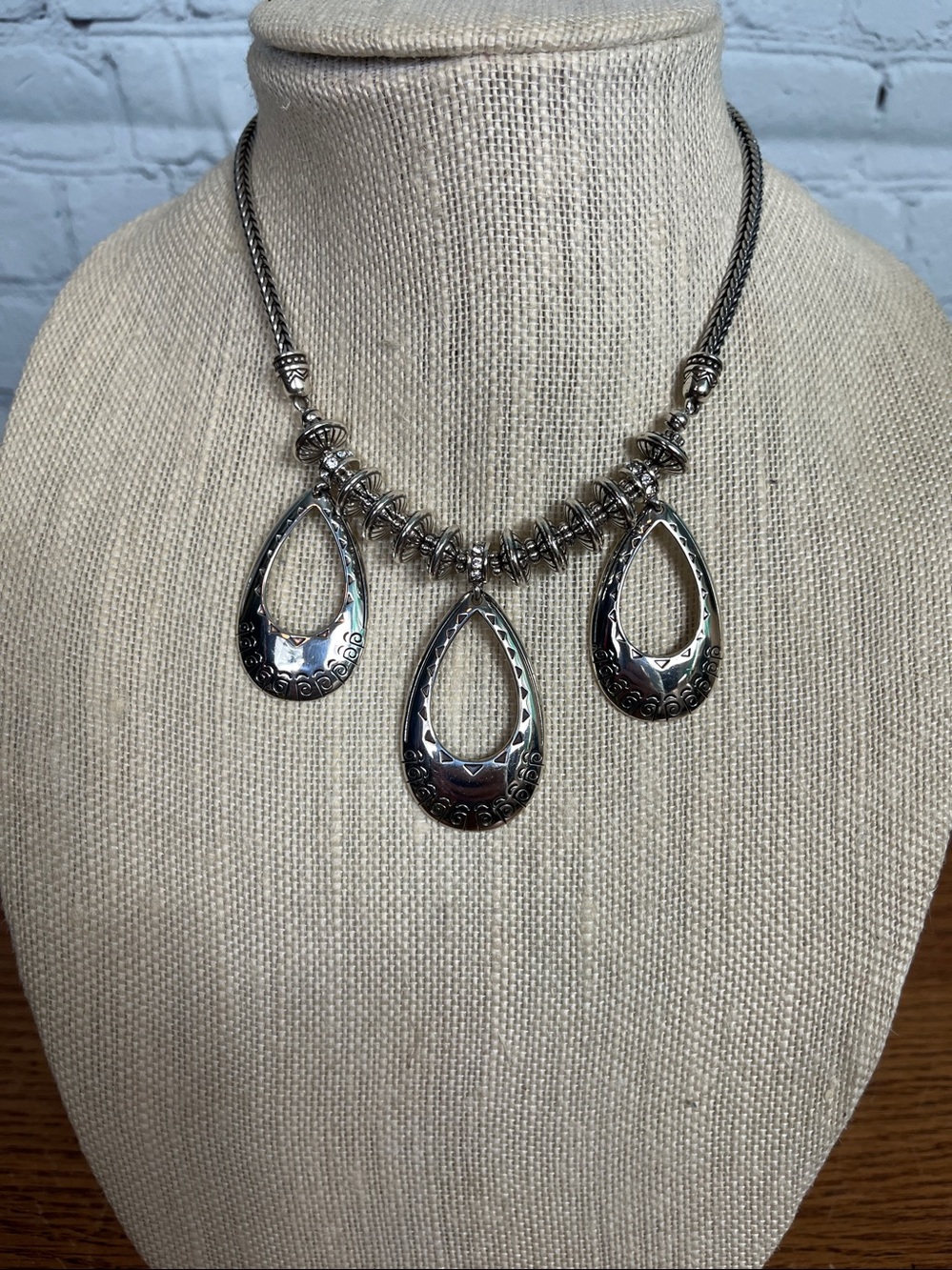 Brighton Santa Fe Teardrop Necklace Retired